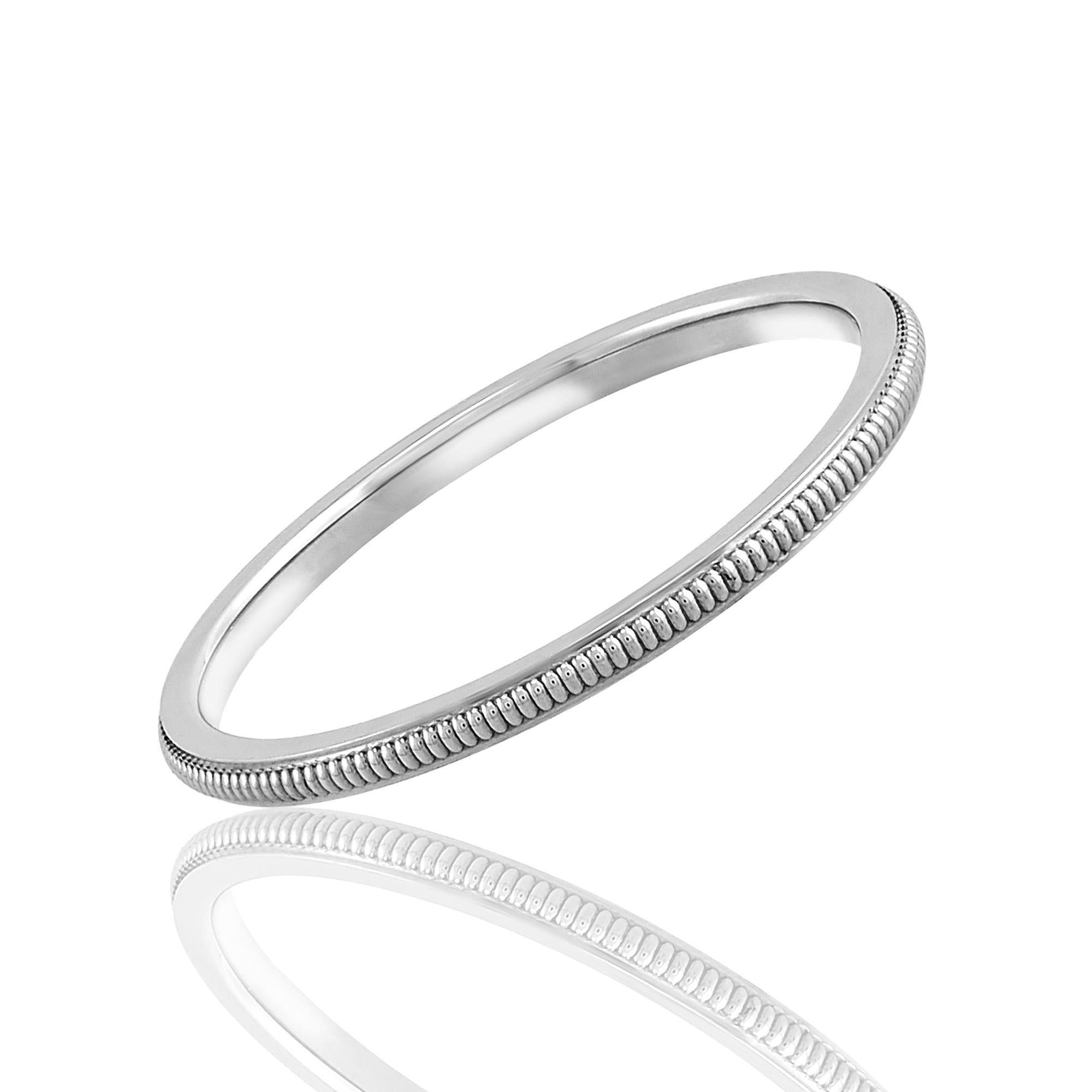 1.5mm Comfort Fit Milgrain Band - RGB-PAPRIKA-14W600