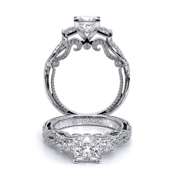 Insignia Three-Stone Princess Engagement Ring -INS-7074P