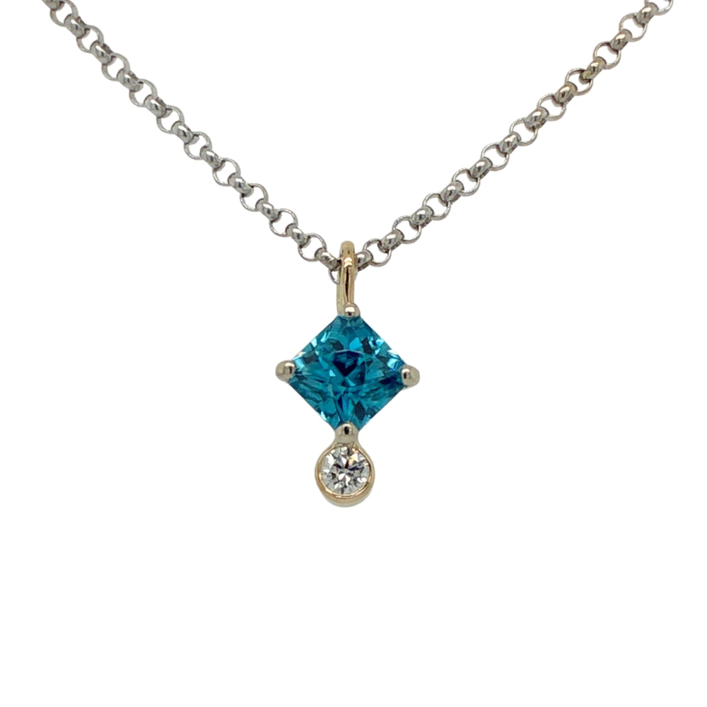 Colored Stone Necklace -14WYBZPNWDA