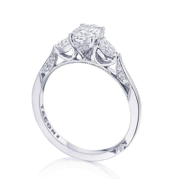 'Simply Tacori' Engagement Ring with Oval Center-2668 OV 7.5X5.5 W
