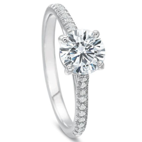 New Aire Engagement Ring 2032 White Gold