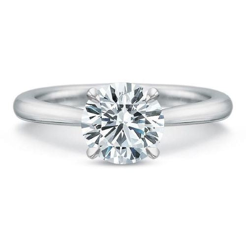 New Aire Solitaire Engagement Ring 2920 White Gold
