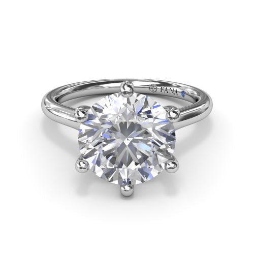Six Prong Solitaire Engagement Ring S4178WG