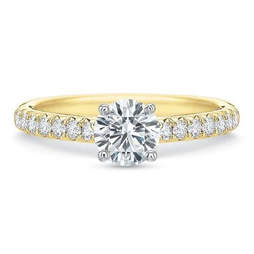 New Aire Engagement Ring 2033 Yellow Gold