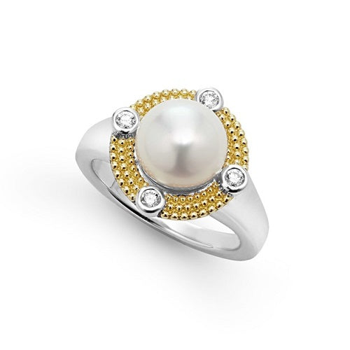 Luna Pearl Lux Diamond Ring - 02-80777-M7