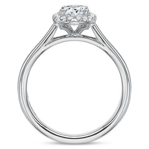 New Aire Oval Halo Engagement Ring 245534W