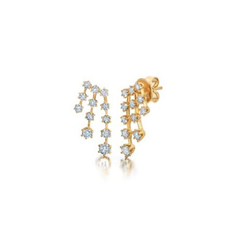 Floating Diamond Fall Earrings FDE-1724430