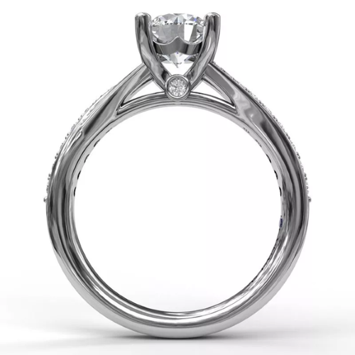 Designer Split Band Engagement Ring S3593WG FANA