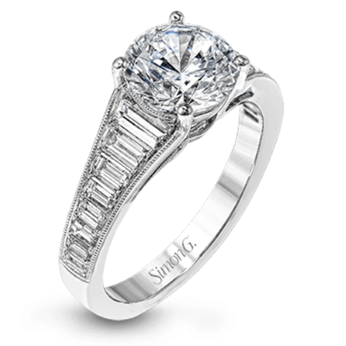 Baguette Diamond Engagement Ring MR2358