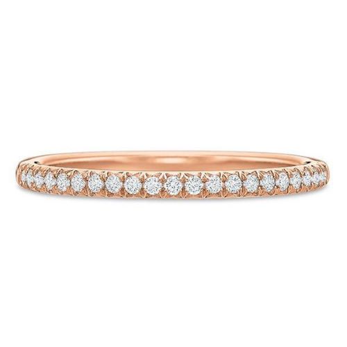 New Aire Wedding Band 6293 Rose Gold