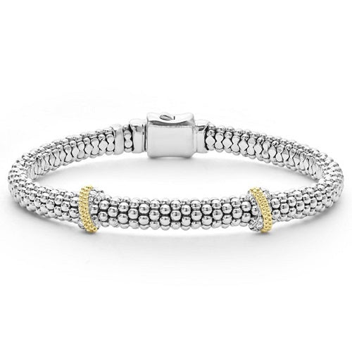Double X Caviar Diamond Bracelet 7.5 inches -81456-DD7.5