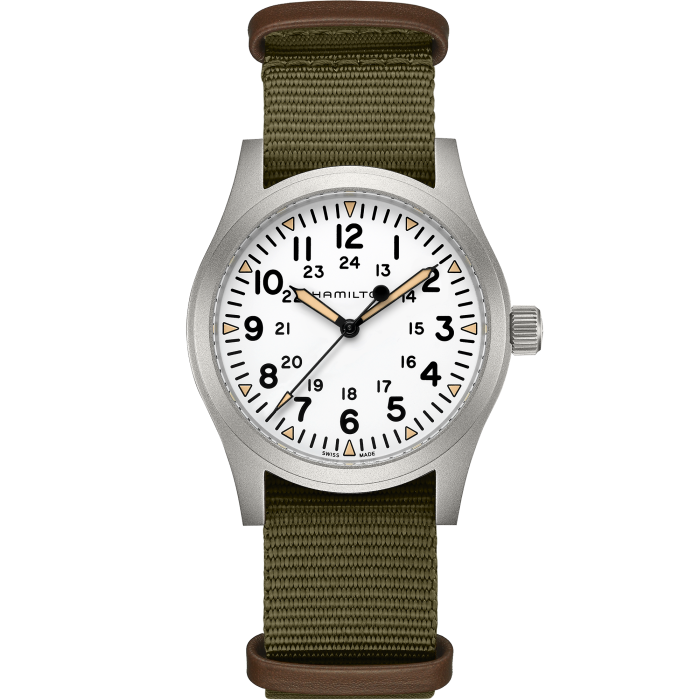 Khaki Field Mechanical 42mm with White Dial H69529913