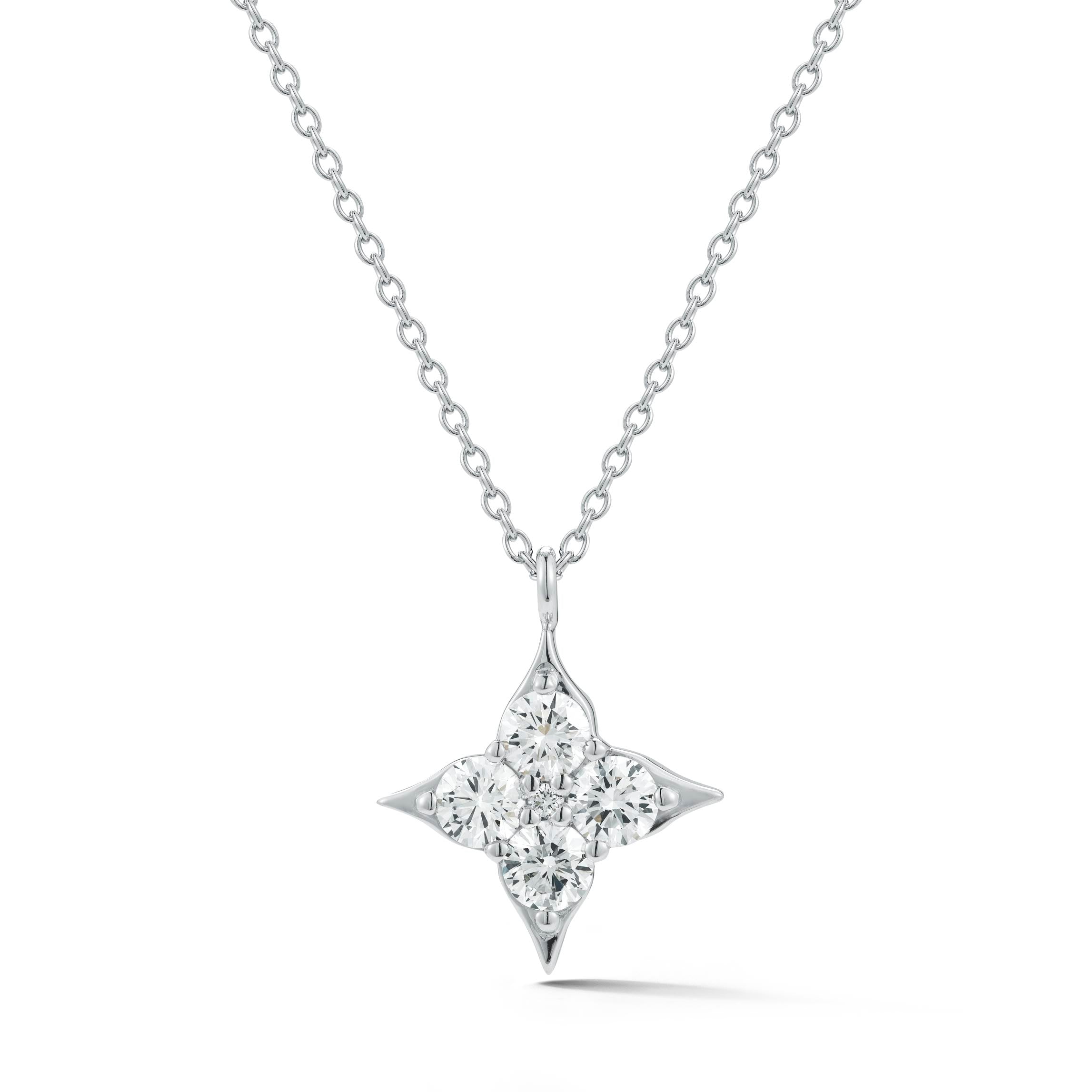 Diamond Star Pendant Necklace P0350