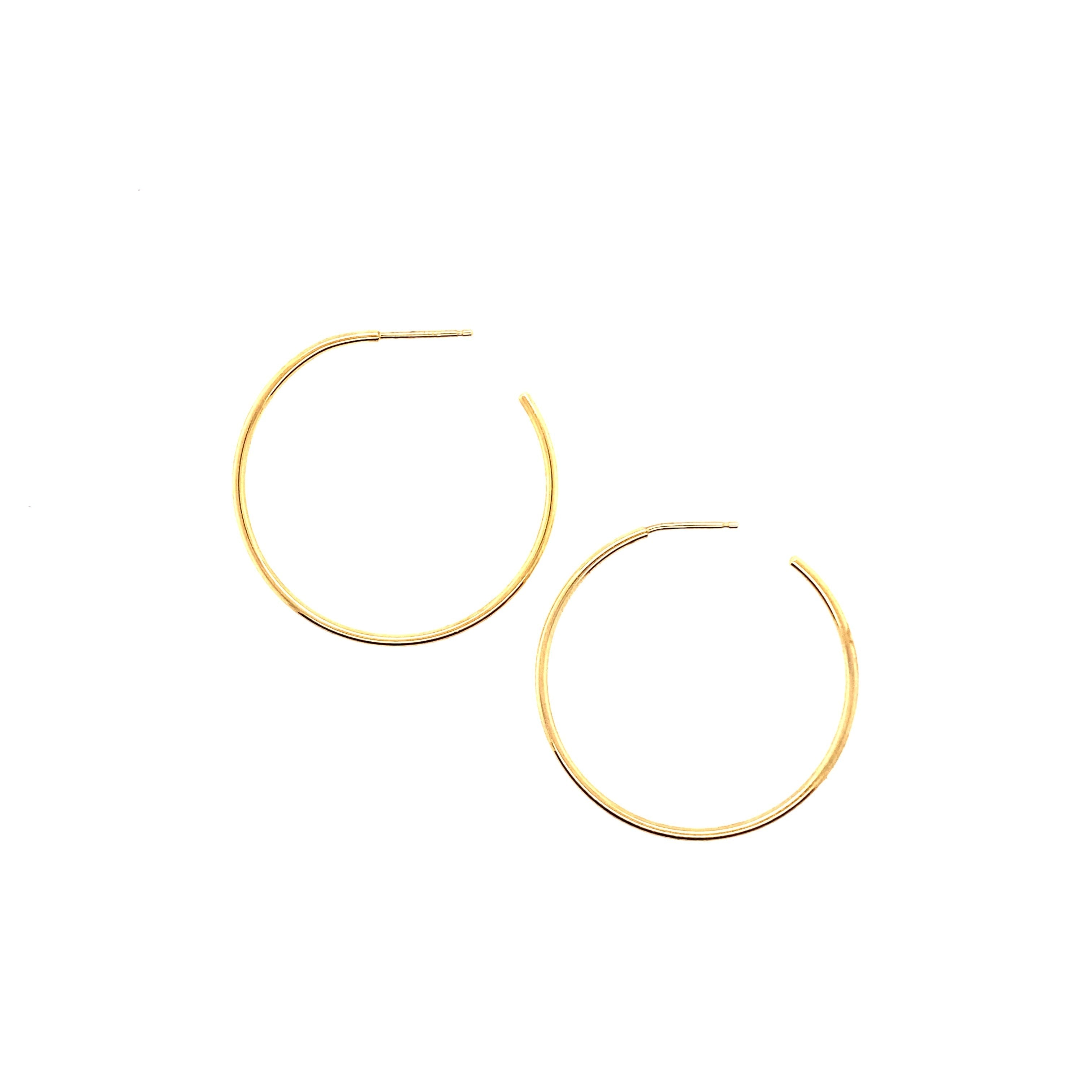 Medium Heirloom Hoop Earrings - MHHE Brent Miller Gold