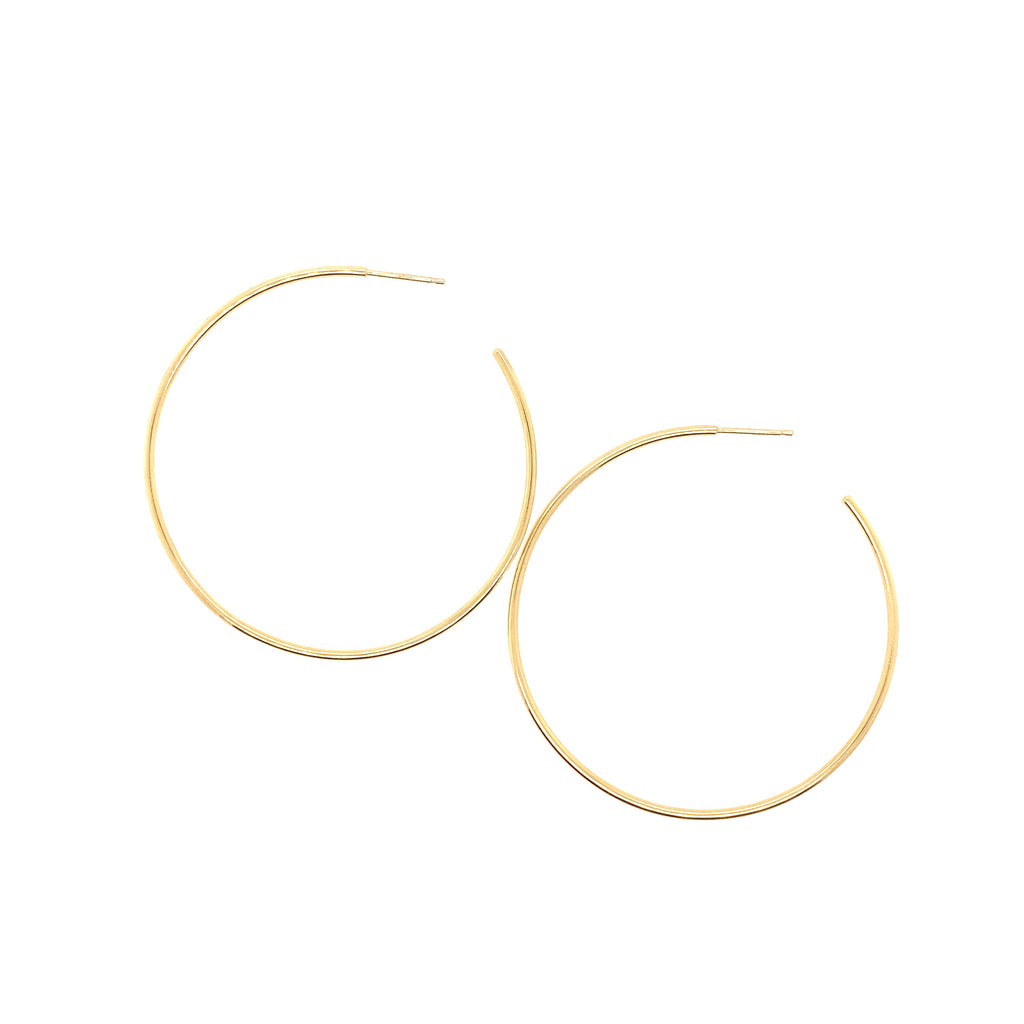 XL Heirloom Hoop Earrings - XLHEY Brent Miller Gold